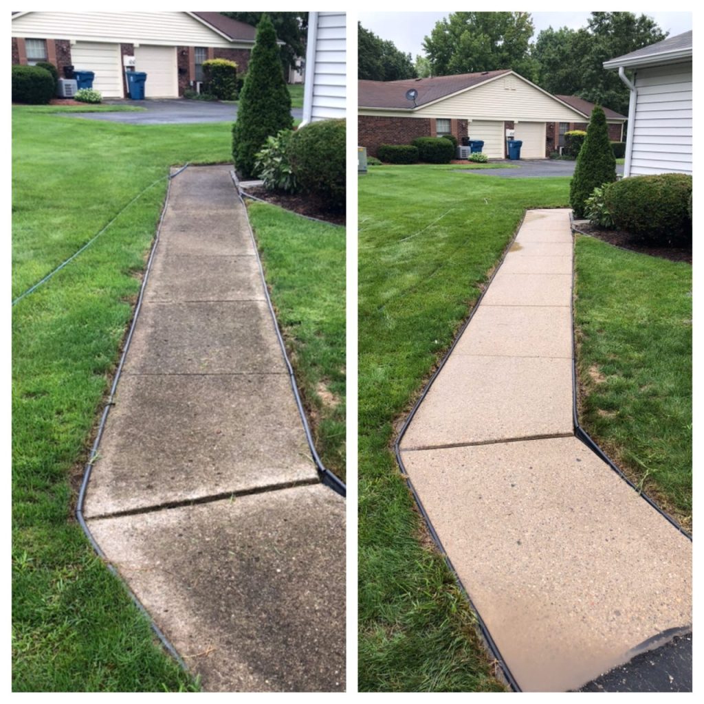 Sidewalk cleaning